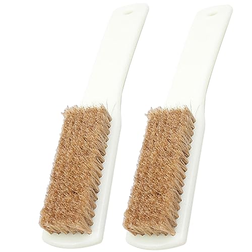 ERINGOGO 2Pcs Bouldering Brush Portable Sports Cleaning Brush with Sturdy Handle Wild Boar Bristles for Rock Climbing and Boulder Stone Cleaning for Climbers and Outdoor