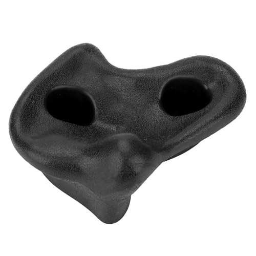 Demeras 10PCS Plastic Climbing Holds Grips Kids Climbing Stones Small Kids Toys Grip Climbing Rock Set for Climbing Frames Tree Houses (Black)