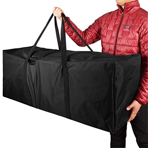 Sports Duffle Bag - Extra Large Travel Duffel Luggage Bag with Upgrade Zipper, Sturdy & Water Resistant, Black (Black 47inch 2Pack) - size: 47" x 13.7" x 17.5" 2Pack