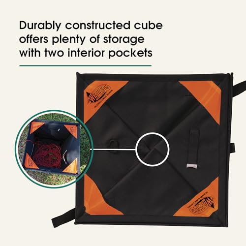 WEAVER ARBORIST Throw Line Storage Cube, Collapsible Rope Organizer Bag for Tree Climbing, Throw Line & Outdoor Gear Storage