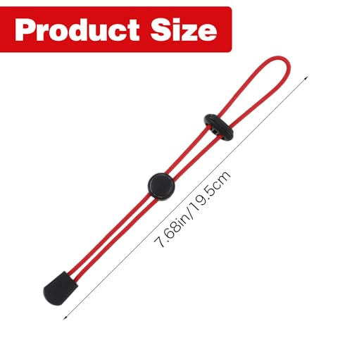 8 Pack Backpack Hiking Stick Holders, Backpack Accessories Gear Bungee Straps, Climbing Stick Holder Elastic Rope Fasteners Lanyard Fixing Buckle for Trekking Pole Walking Camping Equipment (4 Colors)