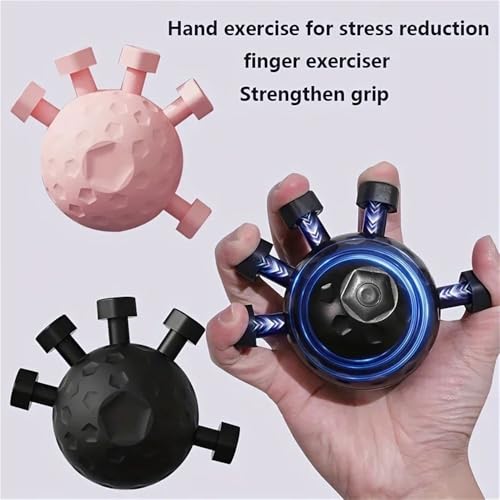Adjustable Hand Grip Strengthener, 2Pcs Finger Exerciser Trainer, Practical Hand Workout Gear for Climbing, Fitness & Physical Rehabilitation