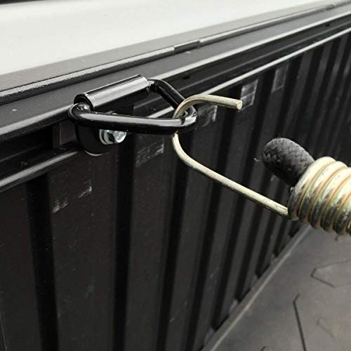 Heavy Duty Truck Bed Tie Down Anchors Rings Trailers Hook Cargo Bolt on V Ring Pickups Rail Accessories (4 Pack) - size: 4 Pack