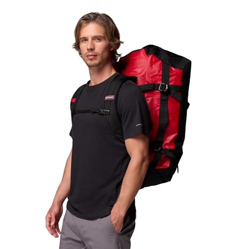 Columbia Unisex Landroamer 60L Duffel, Mountain Red/Black, One Size - color: Mountain Red/Black