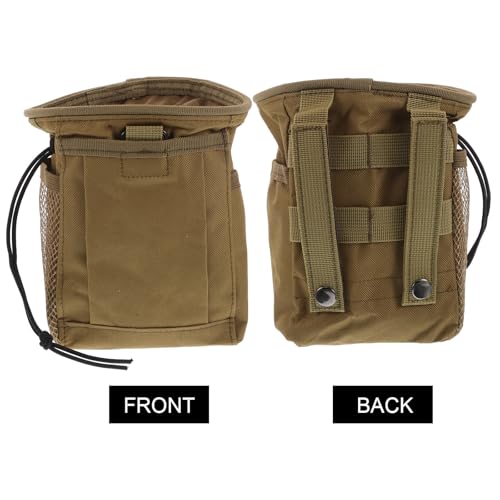 SHOWERORO Portable Mini Utility Waist Pack Fanny Pack with Drawstring Chalk Pouch for Climbing and Lifting, Outdoor Storage Solution Made of Sturdy Oxford Cloth, for Hiking and Camping