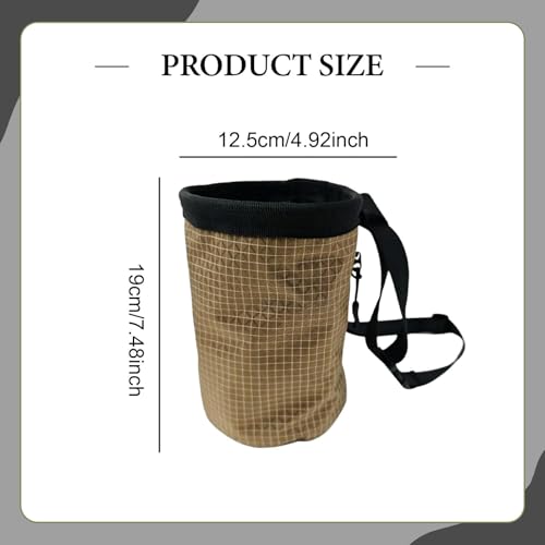Chalk Bag for Rock Climbing Lightweight Climbing Accessories Storage Pouch Chalk Carrier Bag for Workout Bowling Gymnastics