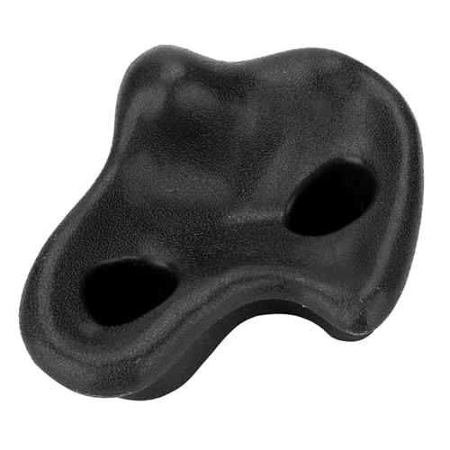 Demeras 10PCS Plastic Climbing Holds Grips Kids Climbing Stones Small Kids Toys Grip Climbing Rock Set for Climbing Frames Tree Houses (Black)