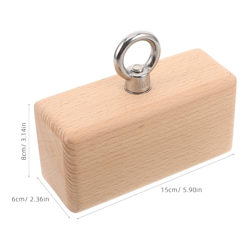 Wooden Pinch Block Gripper: Pinch Gripping Strength Trainer - Forearm Force Training Tool - Loadable Grip Strength Equipment for Home Gym