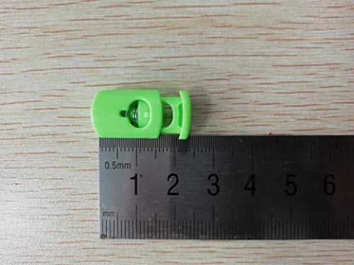 DYZD Plastic Cord Lock End Spring Stop Toggle Stoppers Heavy Duty Cord Lock for Lanyard,luggage,clothing,backpack and various kinds of outdoor and gym products(10PCS,Black)