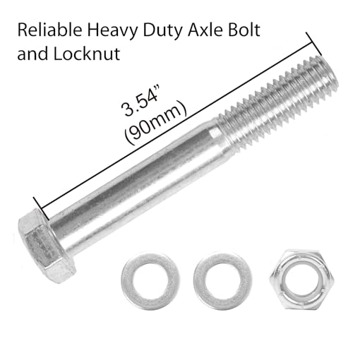 Heavy Duty 4” Slide Gate V-Groove Wheel Dual Bearing Bolted External Mount Bracket Cradle Solid Steel for Inverted V-Shape Sliding Rolling Track Gates up to 3000lbs Capacity – NO Welding