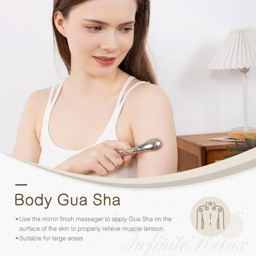 Metal Trigger Point Massage Tool,Pressure Point Massage Tool For TMJ Relief | Fascia Release Tools&Thumb Saver Fascia Massager，Ease Jaw Tension, Sore Muscles, Great For Daily Deep Massage & TMJ Relief