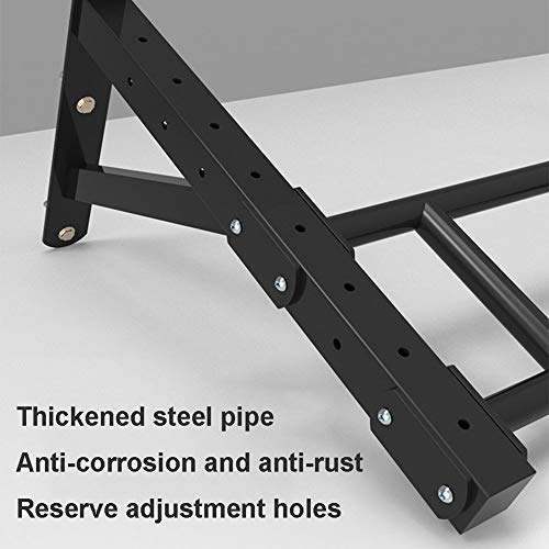 Pull-Up Bars Wall-mounted Chin Up Bar, Steel Horizontal Bar, Adjustable Distance Wall Climbing Frame, 3 Styles, Load 300KG (Size : Style 3) - size: Style 2