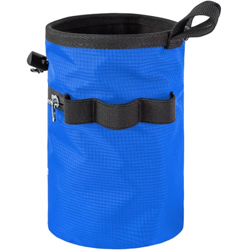 Rock Climbing Chalk Bag Waterproofs Chalk Bag Bouldering Bucket for Rock Climbing Weight Lifting Magnesia Powder - color: A