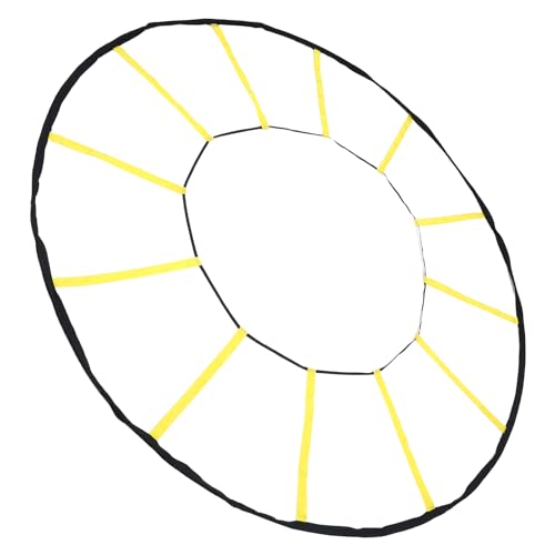 Circular Agility Training Ladder, 12 Rungs Nylon Speed and Agility Trainer for Soccer Basketball, with Storage Bag for Indoor Outdoor Sports Training