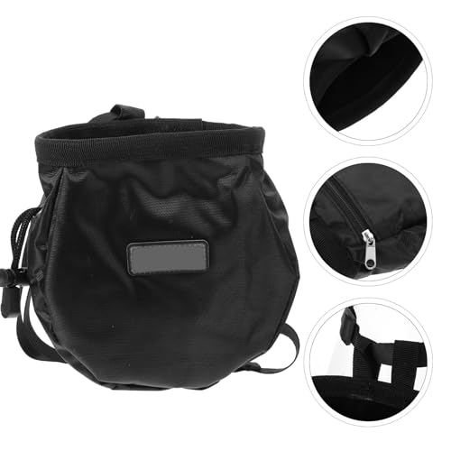 Chalk Bag for Bouldering and Weightlifting with Wide Opening and Oxford Cloth Material, Creative Design Bag Suitable for Climbing and Gymnastics Outdoor Use