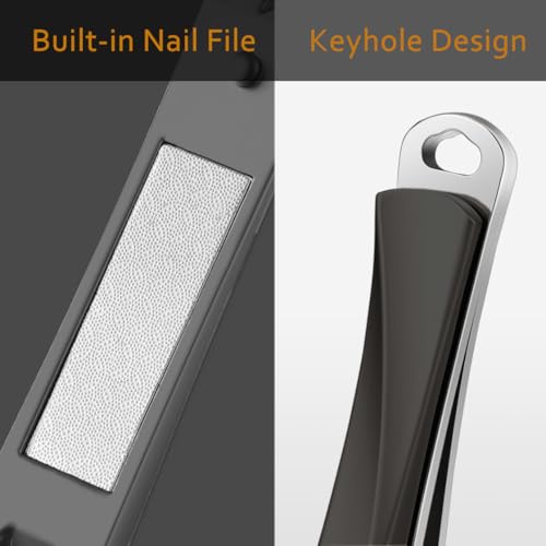 Toenail Clipper for Senior Nail Clipper for Men Women Toenail Clippers for Ingrown Nails Removal Set Thick Nail Cutter Toe Nails Clipper Kit (A-2)