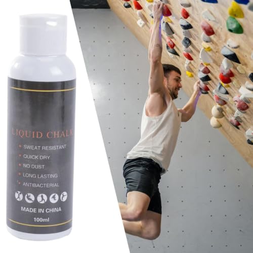 Chalk Liquid Grip Enhancer Sports – Powder Grip Enhancer Chalk Liquid for | Grip Enhancer Chalk Liquid for Rock Climbing Badminton Weightlifting | Gymnastics Fitness Tennis Golf Chalk Liquid Grip - color: 100ML