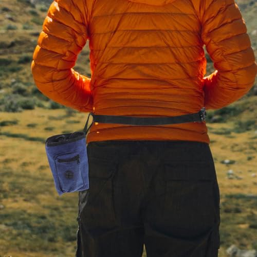 Bouldering Chalk Bag with Waist Belt Anti-Slip Gymnastics Chalk Holder for Rock Climbing and Outdoor Mountaineering