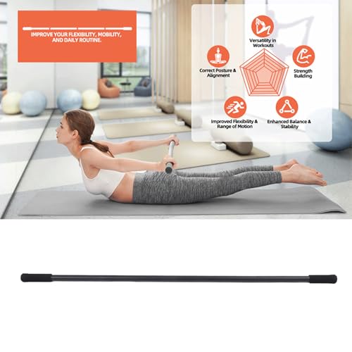4PCS Workout Stick Set for Mobility Stretching Versatile Exercise Prop to Release Lower Back and Shoulder Tension Ideal for Physical Home Fitness
