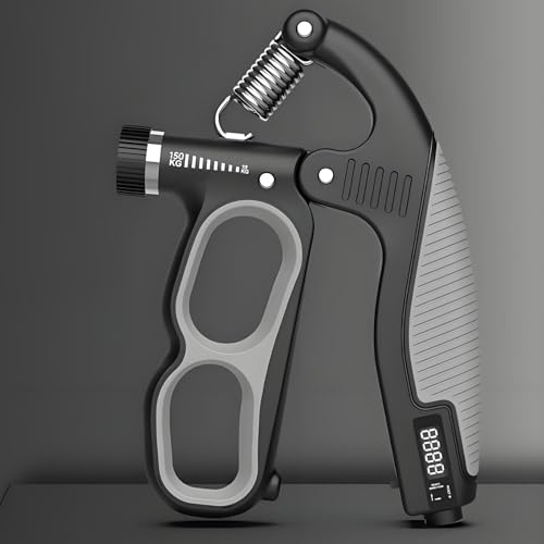Grip Trainer Adjustable Resistance 22-330Lbs Finger Training | Forearm Grip Strengthener Training Exercise Workout Physical Recovery Practice for Golf Climbing Wrestling Fitness Gym Home