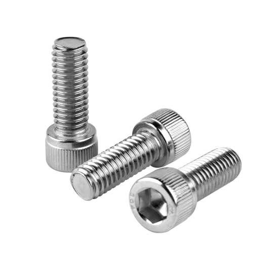 1/4-20 x 1 Socket Head Cap Screws Allen Hex Bolts, 304 Stainless Steel 18-8, UNC Fully Machine Thread, 25Pcs Silver - color: Silver, size: 1/4-20 x 1" (25PCS)
