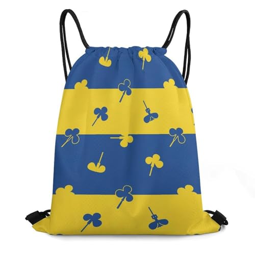 Gym Drawstring Backpack Sackpack Water Resistant for Sports Beach Yoga Travel Unisex, Ukraine Country Flag Bags - color: Picture (37)
