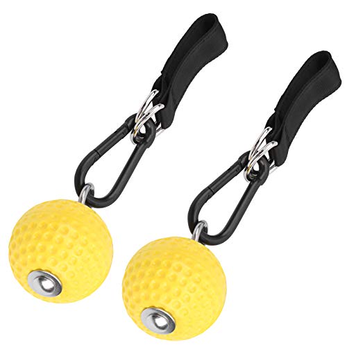 Aramox Pull Up Grips Ball Grip Strength Trainer, EVA Material with 304 Stainless Steel Hook for Climbing Training, Forearm and Hand Workouts at Gym or Home