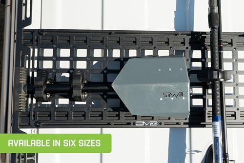DV8 Universal Molle Panels Pair of 7" x 2.5" for Garages Recovery Gear | Can Be Mounted Almost Anywhere Including Vehicles, Available in 6 Sizes, Universal Mounting for Tools, & More - size: Pair of 7" x 2.5"