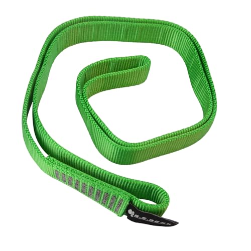 SEPEAK 25mm Nylon Tubular Webbing 1-Inch, 29kN/6520lbs, UIAA Certified Webbing Straps - color: Green, size: 66cm / 26inch | Pack of 1