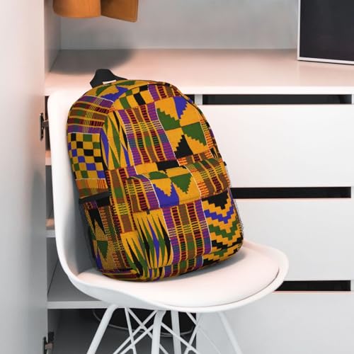 African Tribes Laptop Backpack African Art Backpack Bag With Adjustable Shoulder Straps - color: African Tribe _I1002