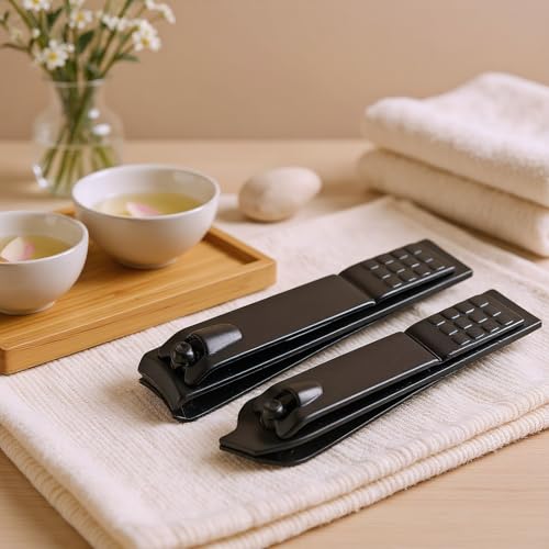 7-Piece Manicure and Grooming Set with Travel Case, Compact Nail Care Tools for Home and On-The-Go Sets
