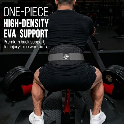 Heavy-Duty Belt for Belt Squats, Weight Training Rack Attachment, Squat Machine Accessory, Strength Training Equipment - color: Gray