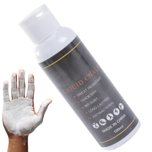 Chalk Liquid Grip Enhancer Sports – Powder Grip Enhancer Chalk Liquid for | Grip Enhancer Chalk Liquid for Rock Climbing Badminton Weightlifting | Gymnastics Fitness Tennis Golf Chalk Liquid Grip - color: 100ML