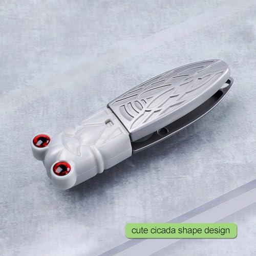 Nail Clippers for Men Thick Nails, Wide Jaw Opening Ultra Sharp Anti-Splash Toenail Clippers for Seniors, Stainless Steel, Comes with Storage Case, Silver