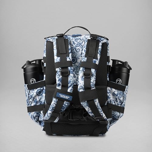 WOLFpak 35L Athletic Gym Backpack - Durable 1000D Waterproof Oxford Material with MOLLE Webbing, Laptop Pocket - color: Sailor's Curse