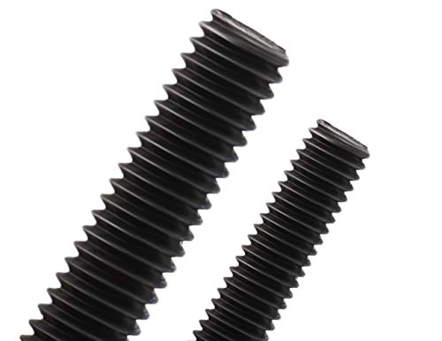 Socket Head Cap Screw, 1/4-20 x 1, Alloy Steel, Black Oxide, Hex Socket Coarse Thread, 1/4 inch Hexagonal Allen Bolt, Length: 1 inch, Full Thread (Quantity: 20) - size: 1