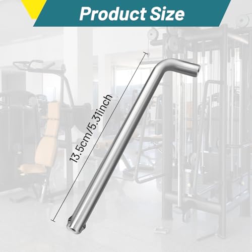 Weight Stack Pin L Shaped Handle Weight Loading Pin Replacement M10 Universal Weight Machine Pin for Exercise Equipment