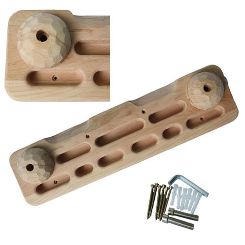 Climbing Hangboard Wall Mounted Climbing Fingerboard for Athletes Climbers