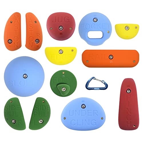 Atomik Rock Climbing Holds Educational Pack in Assorted Bright Tones