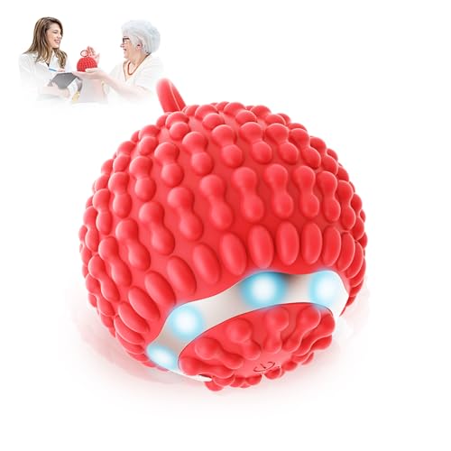 Physical Vibration Therapy Ball, Presents Gifts for Women | Rechargeable Vibrating Massage Ball 4-Speed Mode, Hand Therapy Balls, Relief Hand Tremors (Parkinson), Stress Relief