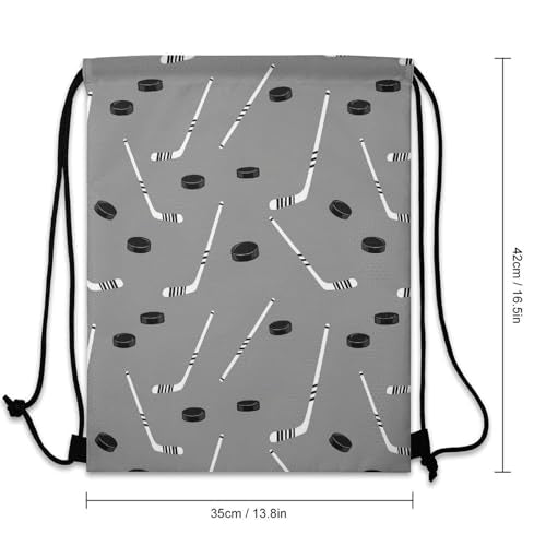 Water Resistant Drawstring Backpack Lightweight Sackpack for Yoga Gym Beach Travel, Men Women Unisex Sports Bag, Grey Hockey Bags - color: Picture (29)