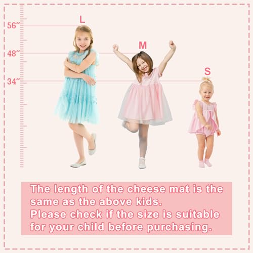 Kangaroo Hoppers Gymnastics Cheese Wedge Mat for Kids Ages 1-12 | 3 Sizes Folding Incline Mat with High-Density EPE Foam and Removable PVC Leather Cover, Home Gym Training Equipment - color: Black/Hot Pink, size: 48" x 24" x 14"