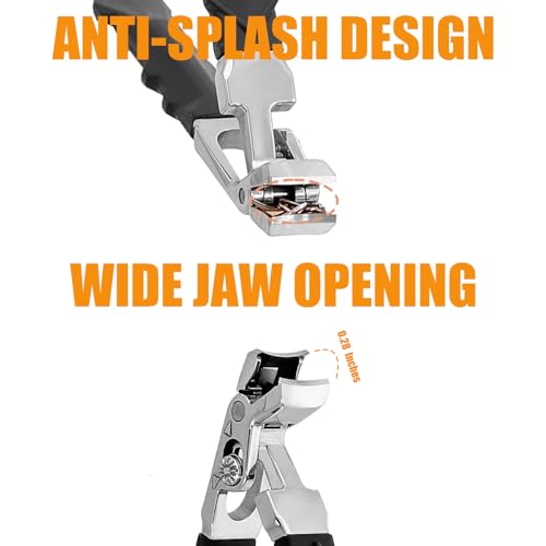 Precision Stainless Steel Heavy Duty Angled Head,Wide Jaw Clippers for Seniors and Man,Ingrown Toenail,Thick Nail.Long Handle, Extra-Large Slanted Nail Cutter.Men,Women,Elderly.6Pcs (6PCS NAI)