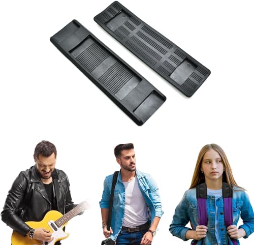 5pcs 1" (26mm) Nonslip Shoulder Strap Pad Rubber Pad,Universal Replacement Shoulder Pad, for Shoulder Bags, Guitar Strap, Detachable Shoulder Strap Pad Pads