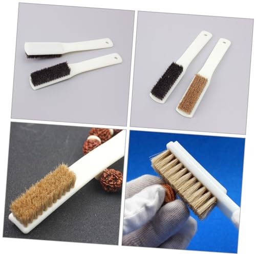 4Pcs Rock Climbing Brush Bouldering Cleaning Tools with Sturdy Handles and Boar Hair Bristles for Efficient Rock Cleaning for Indoor and Outdoor Climbing