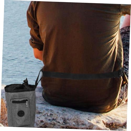 Generic Dynamic Chalk Bag Climbing Chalk Pouch Drawstring Versatile Training Pouch for Hiking Gym Dog Treats