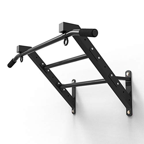 Pull-Up Bars Wall-mounted Horizontal Bar, Climbing Inclined Ladder Aircraft Frame Pull-up, Traction Rope Fitness Ring, Load 200kg