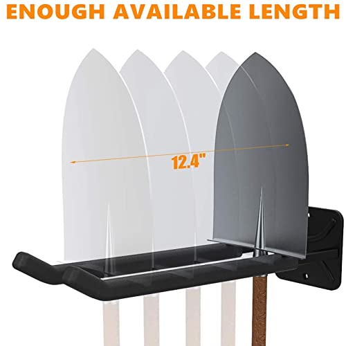 TORACK 4 Pack Garage Storage System Hooks, Heavy Duty Wall Mount Tool Organizer, Chair Hanger Garage Storage Utility Hooks for Car Tires, Ladders, Chairs, Strollers, Power Tools, Garden Tools - size: 4-Pack 12.4" Heavy Hooks
