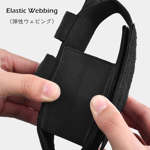TRIWONDER Tactical Phone Pouch Molle, Smartphone Holster Bag EDC Utility Cellphone Lock Card Holder Organizer Fit for Waist Belt Case - color: 13 Black