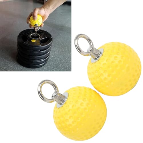 HERCHR Pull Up Grip Ball Anti Slip Rock Climbing Ball Pull Up Hold Grips Replacement for Fitness Bouldering Strength Training(72mm)